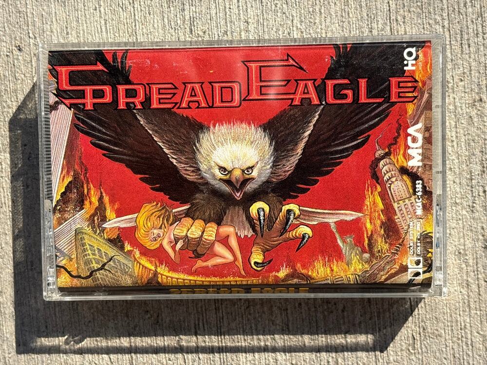 Spread Eagle - Rare 1990 Debut Album Cassette MCA self titled glam rock metal